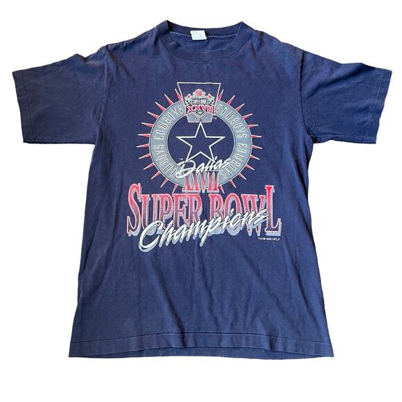 Dallas Cowboys 30 Year Old Vintage Single Seam T Shirt Mens MD - Picture 1 of 8